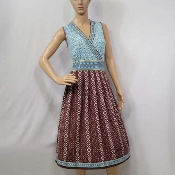 Max Studio | Dresses | Max Studio Geo Print London Jersey Dress | Poshmark